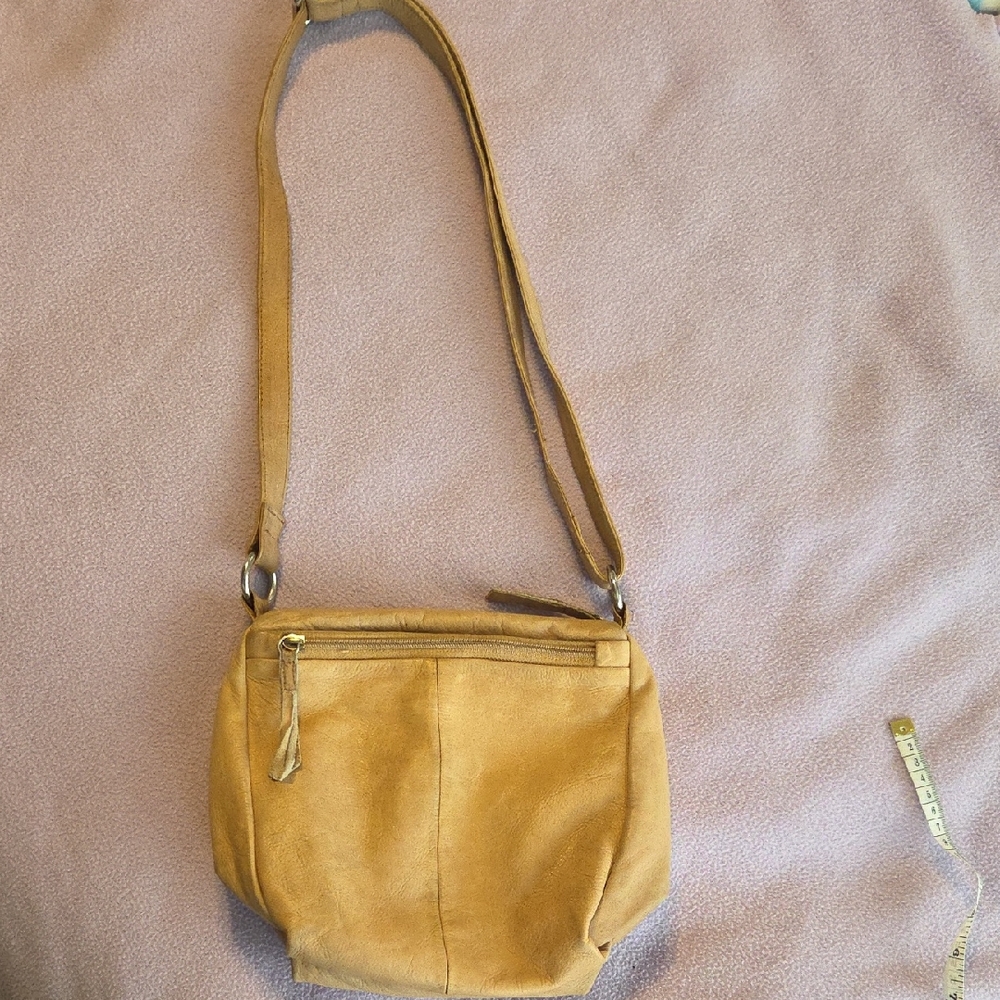 Elegant Tan Crossbody Bag